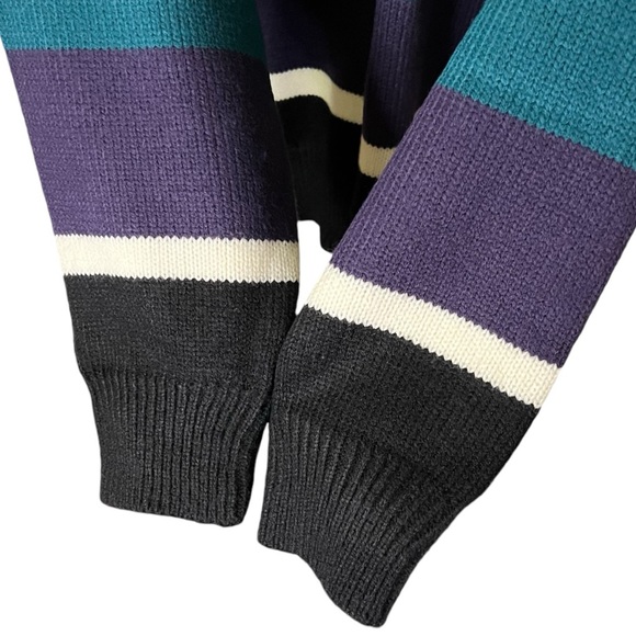 VTG AMERICAN WEEKEND Striped Knitted Sweater - Picture 8 of 12